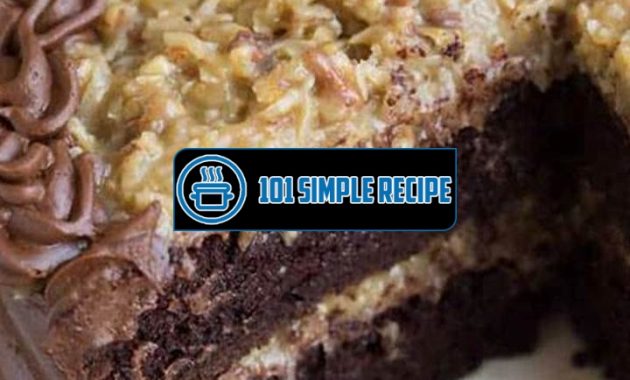 Delicious German Chocolate Cake Recipes for Every Occasion | 101 Simple Recipe