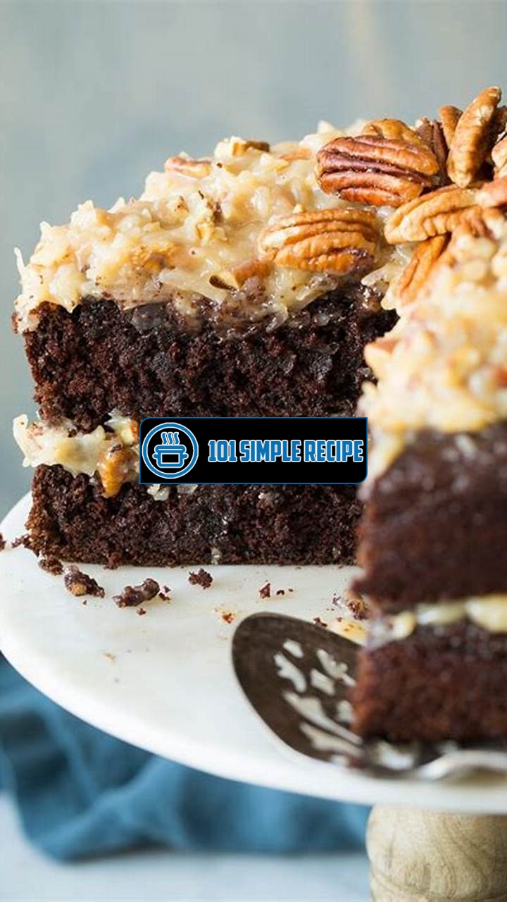 Indulge in the Delectable Delights of German Chocolate Cake | 101 Simple Recipe