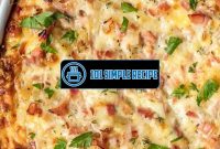 Best Ham Egg And Cheese Breakfast Casserole | 101 Simple Recipe
