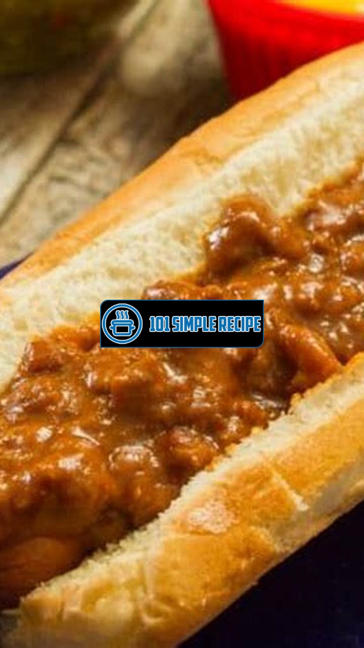 The Best Hot Dog Chili Recipe Without Beans | 101 Simple Recipe