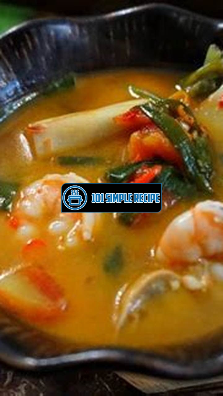 Experience the Authentic Flavors of the Best Tom Yum Soup Paste | 101 Simple Recipe