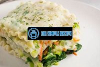 Best Vegetable Lasagna Recipe With White Sauce | 101 Simple Recipe