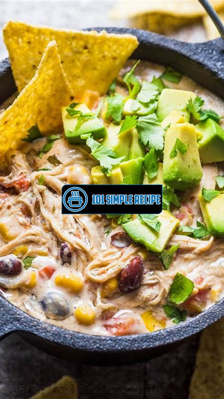 The Ultimate White Chicken Chili Recipe for Instant Pot Enthusiasts | 101 Simple Recipe