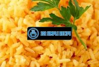 The Best Way to Make Yellow Rice at Home | 101 Simple Recipe