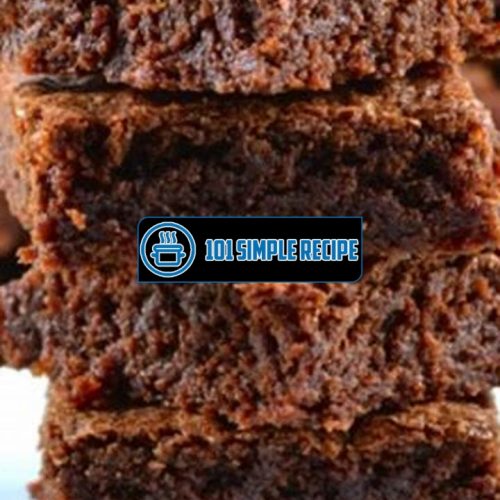 Betty Crocker Fudge Brownie Recipe From Scratch | 101 Simple Recipe
