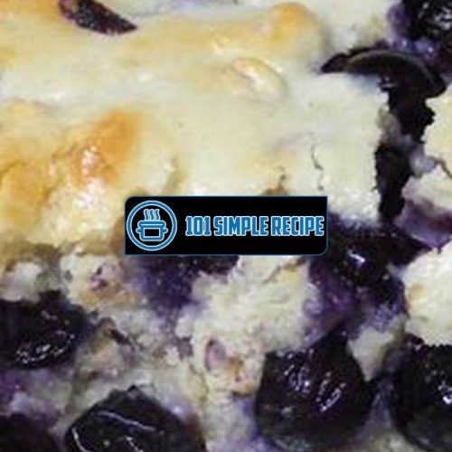 Delicious Bisquick Blueberry Cobbler Recipe: Your Perfect Summer Dessert | 101 Simple Recipe