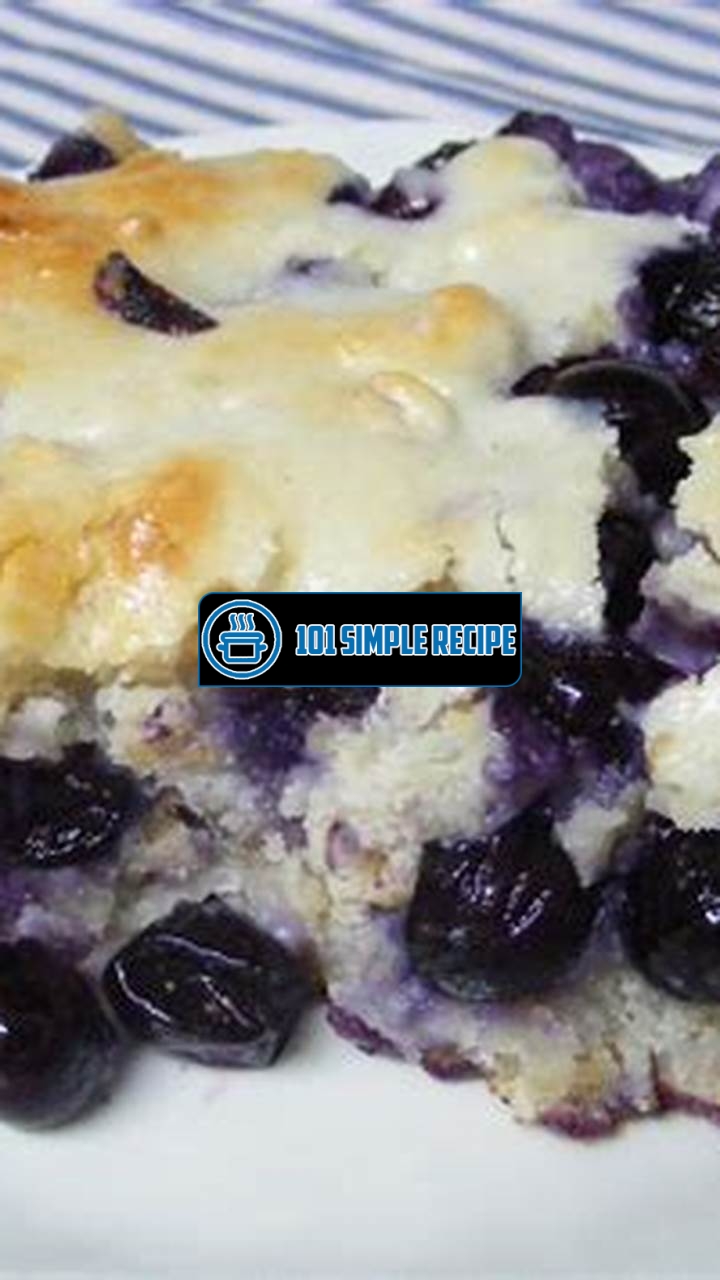 Delicious Bisquick Blueberry Cobbler Recipe: Your Perfect Summer Dessert | 101 Simple Recipe
