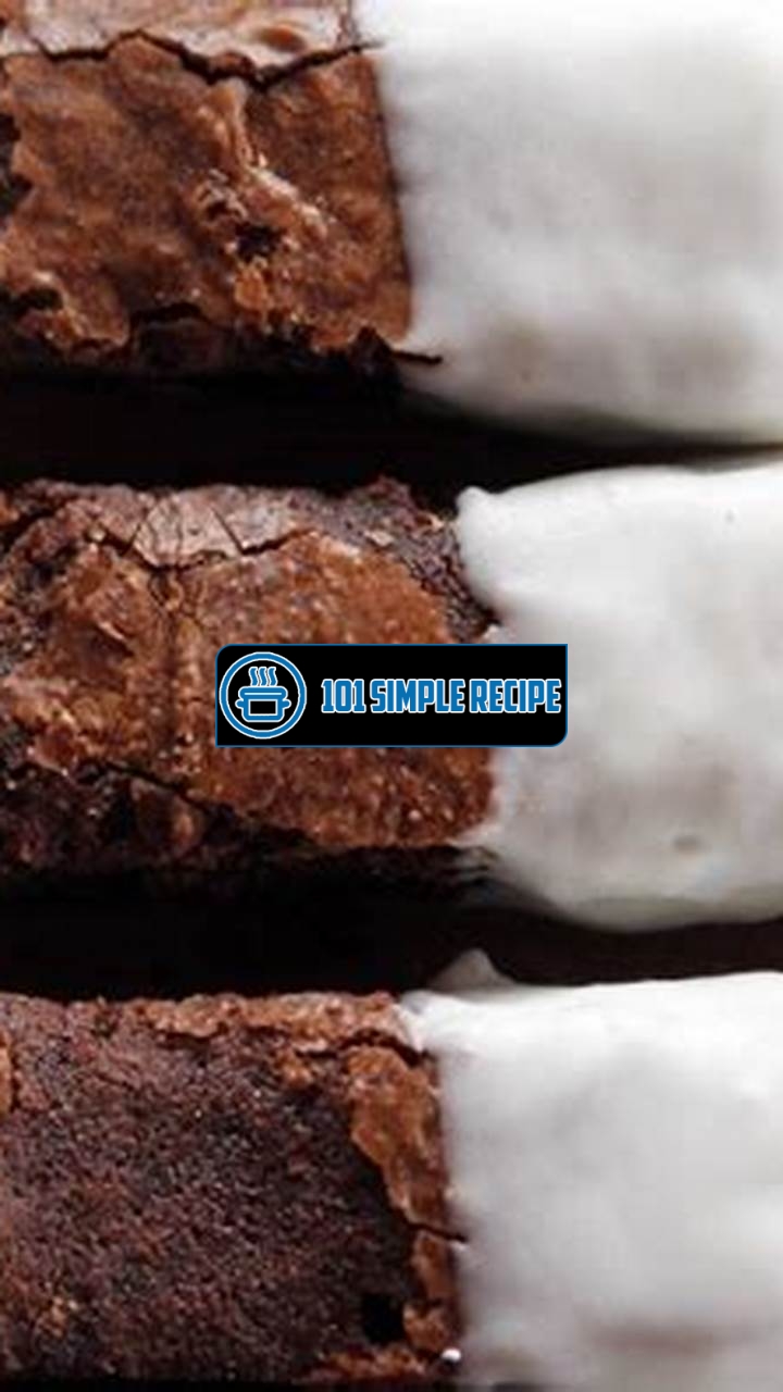 Discover the Irresistible Delight of Black and White Brownies | 101 Simple Recipe