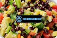 Delicious Black Bean Salad Recipe Without Corn | 101 Simple Recipe