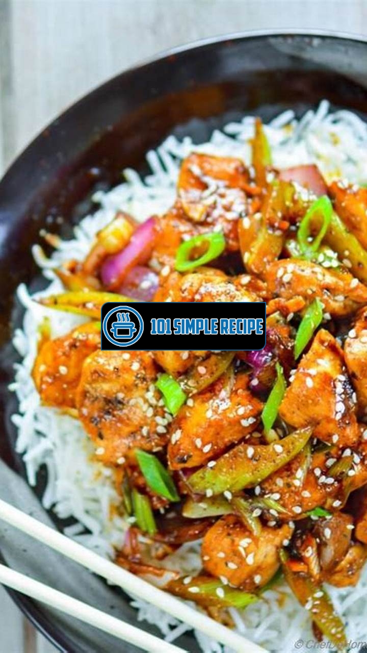 Delicious Chinese-Style Black Pepper Chicken Recipe | 101 Simple Recipe