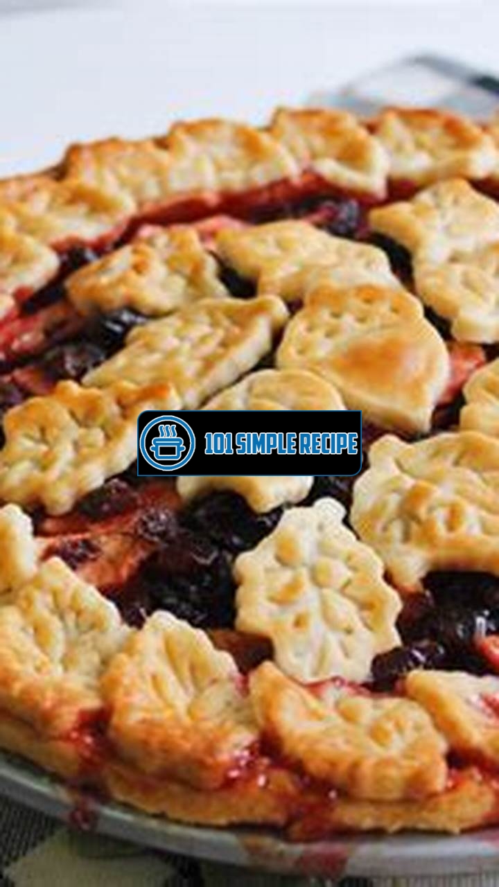 Indulge in the Irresistible Flavors of Blackberry and Apple Pie | 101 Simple Recipe