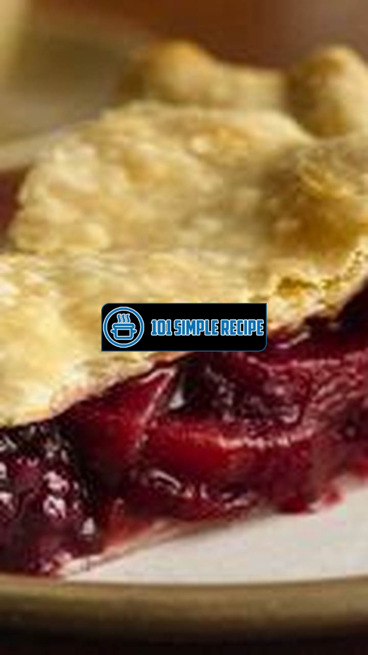 A Delicious Blackberry Pie Recipe from Betty Crocker | 101 Simple Recipe