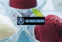Indulge in the Refreshing Flavors of Blackcurrant Mint and Cassis Sorbet | 101 Simple Recipe