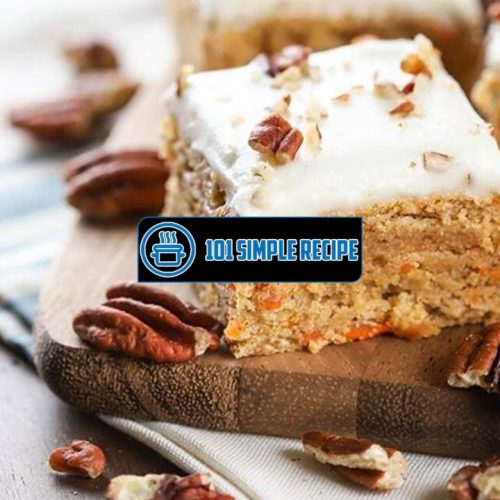 Indulge in a Mouthwatering Blondie Cake Delight | 101 Simple Recipe