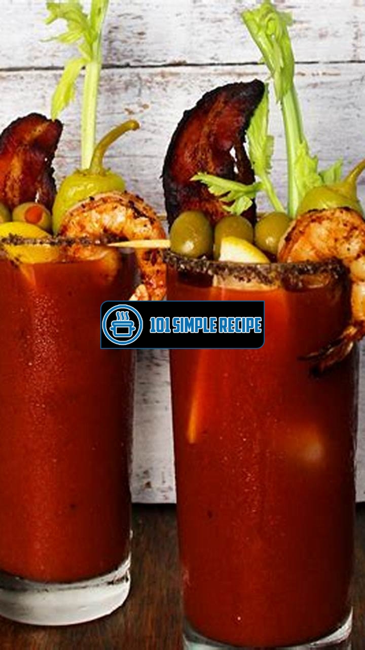 Bloody Mary Recipe with Bacon and Shrimp | 101 Simple Recipe