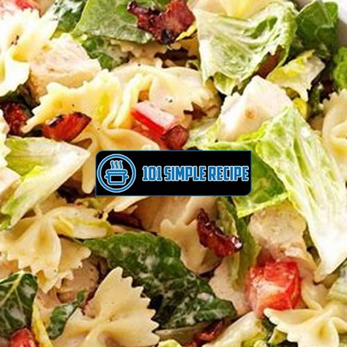 Delicious BLT Pasta Salad Recipe for a Refreshing Meal | 101 Simple Recipe
