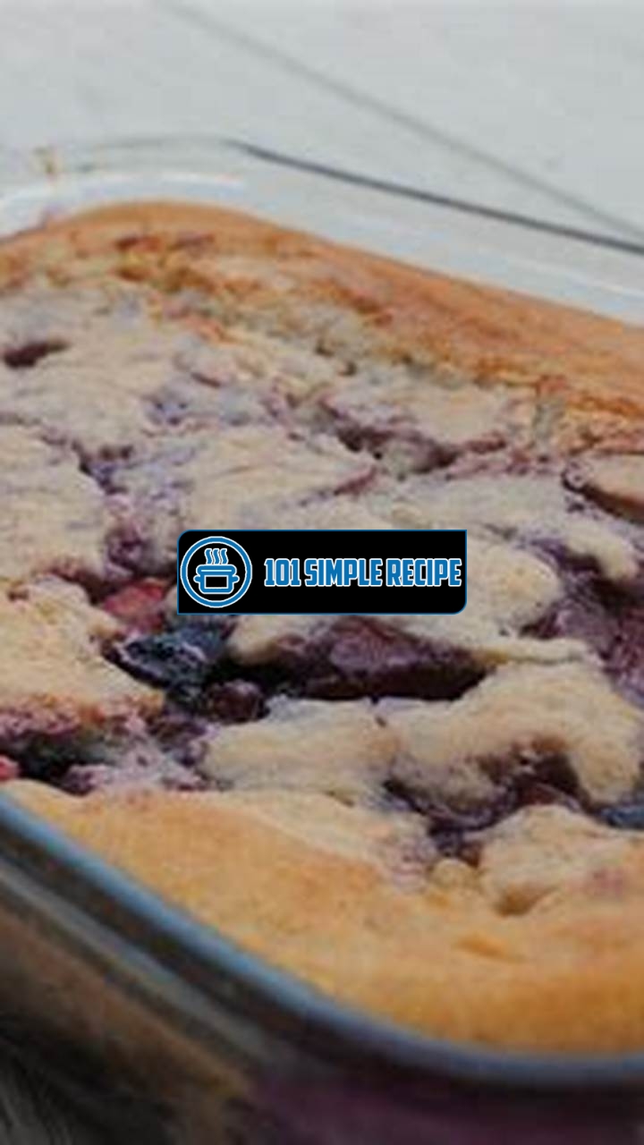 Indulge in Paula Deen's Flavorful Blueberry Cobbler | 101 Simple Recipe