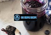 Delicious Blueberry Jam: No Sugar Added Recipe | 101 Simple Recipe