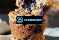 Delicious Blueberry Oat Greek Yogurt Muffins | 101 Simple Recipe