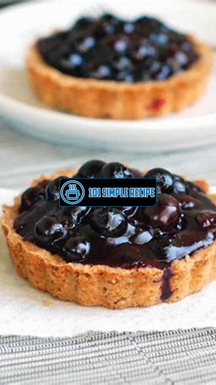 Delicious Blueberry Tart Recipe for a Sweet Dessert Indulgence | 101 Simple Recipe