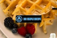 Delicious Boozy Berry Waffles: A Scrumptious Breakfast Delight | 101 Simple Recipe