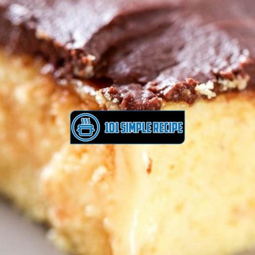 Indulge in the Delightful Flavors of Boston Cream Poke Cake | 101 Simple Recipe