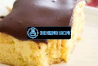 Boston Cream Poke Cake With Chocolate Ganache | 101 Simple Recipe