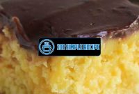 Indulge in the Deliciousness of Boston Cream Poke Cake | 101 Simple Recipe