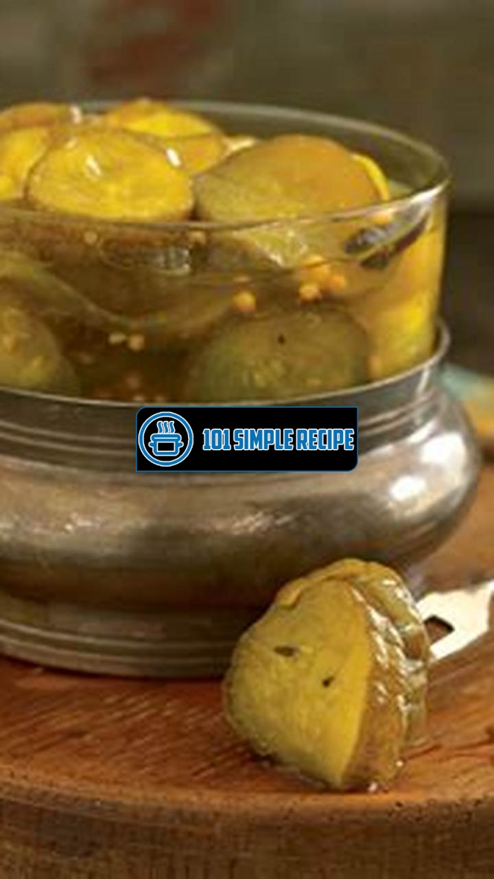 Bread and Butter Pickles Recipe: A Serious Eats Guide | 101 Simple Recipe