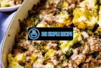 Delicious Broccoli and Ground Beef Casserole Recipe | 101 Simple Recipe