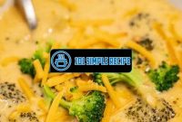 Delicious Keto Broccoli Cheddar Soup Recipe | 101 Simple Recipe
