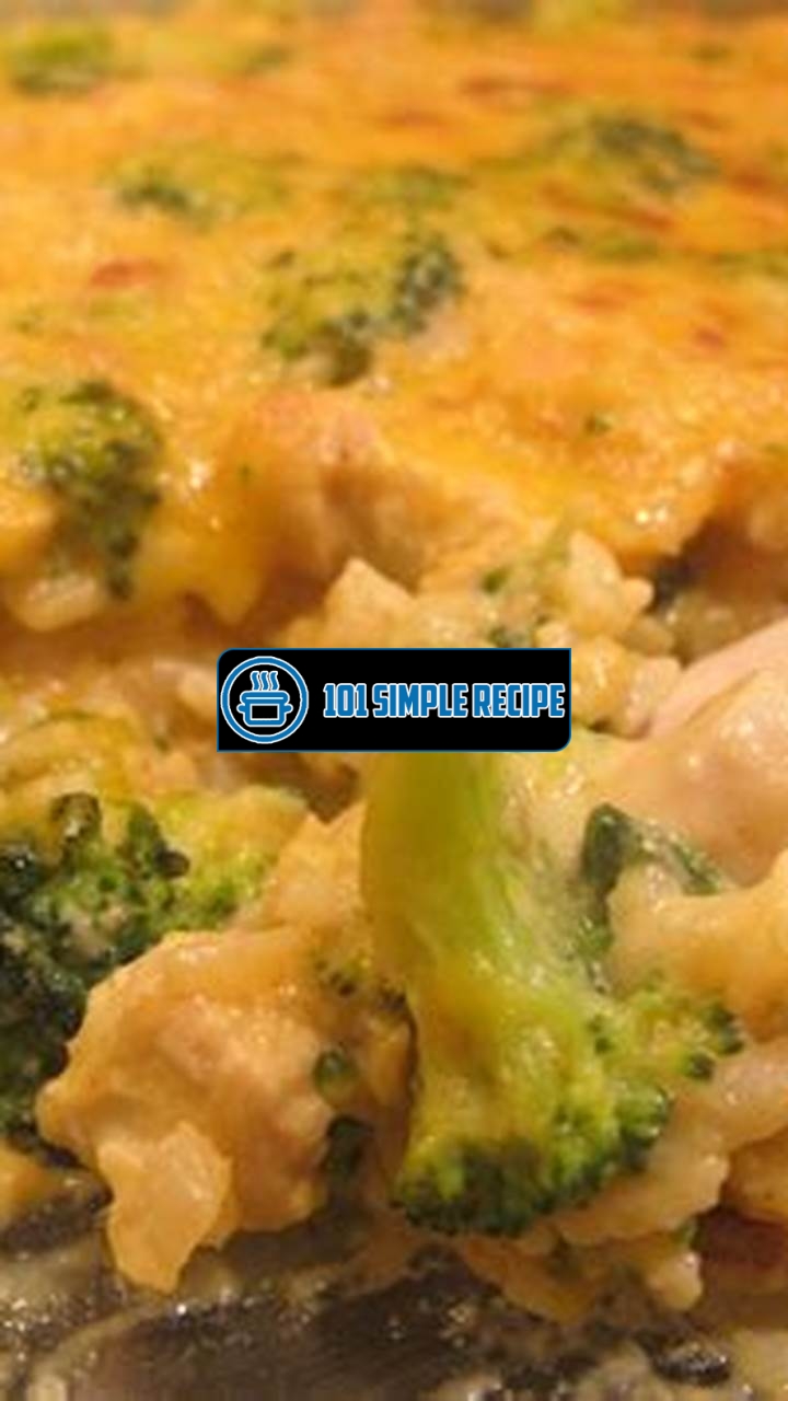Broccoli Cheese Casserole Recipe | 101 Simple Recipe
