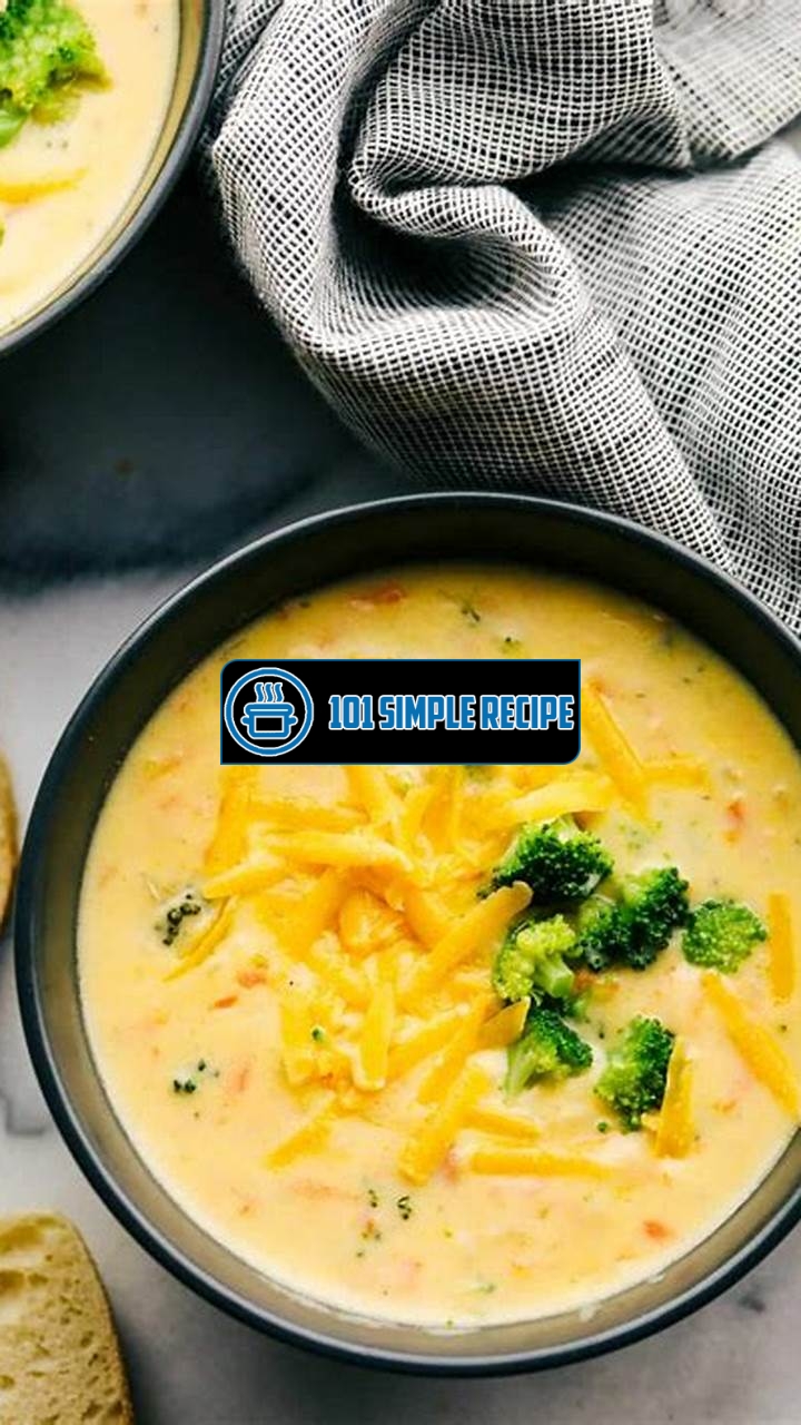Delicious Broccoli Cheese Soup Recipe for a Cozy Meal | 101 Simple Recipe
