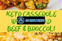 Delicious Broccoli Ground Beef Casserole for the Keto Diet | 101 Simple Recipe