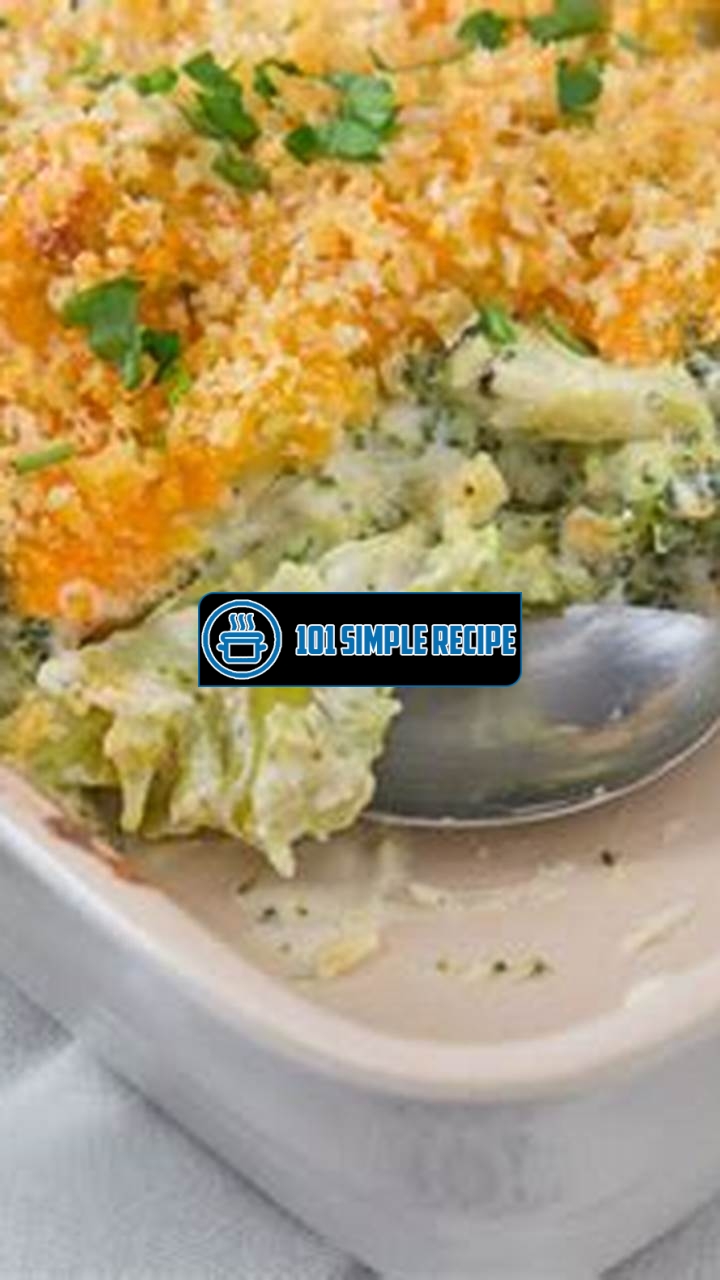 Delicious Broccoli Rice Casserole Recipe by Paula Deen | 101 Simple Recipe