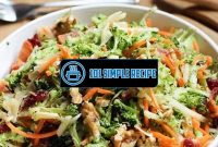 Delicious Broccoli Salad: Apples and Bacon Combo | 101 Simple Recipe