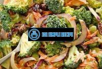 A Delicious Broccoli Salad Recipe with Honey | 101 Simple Recipe