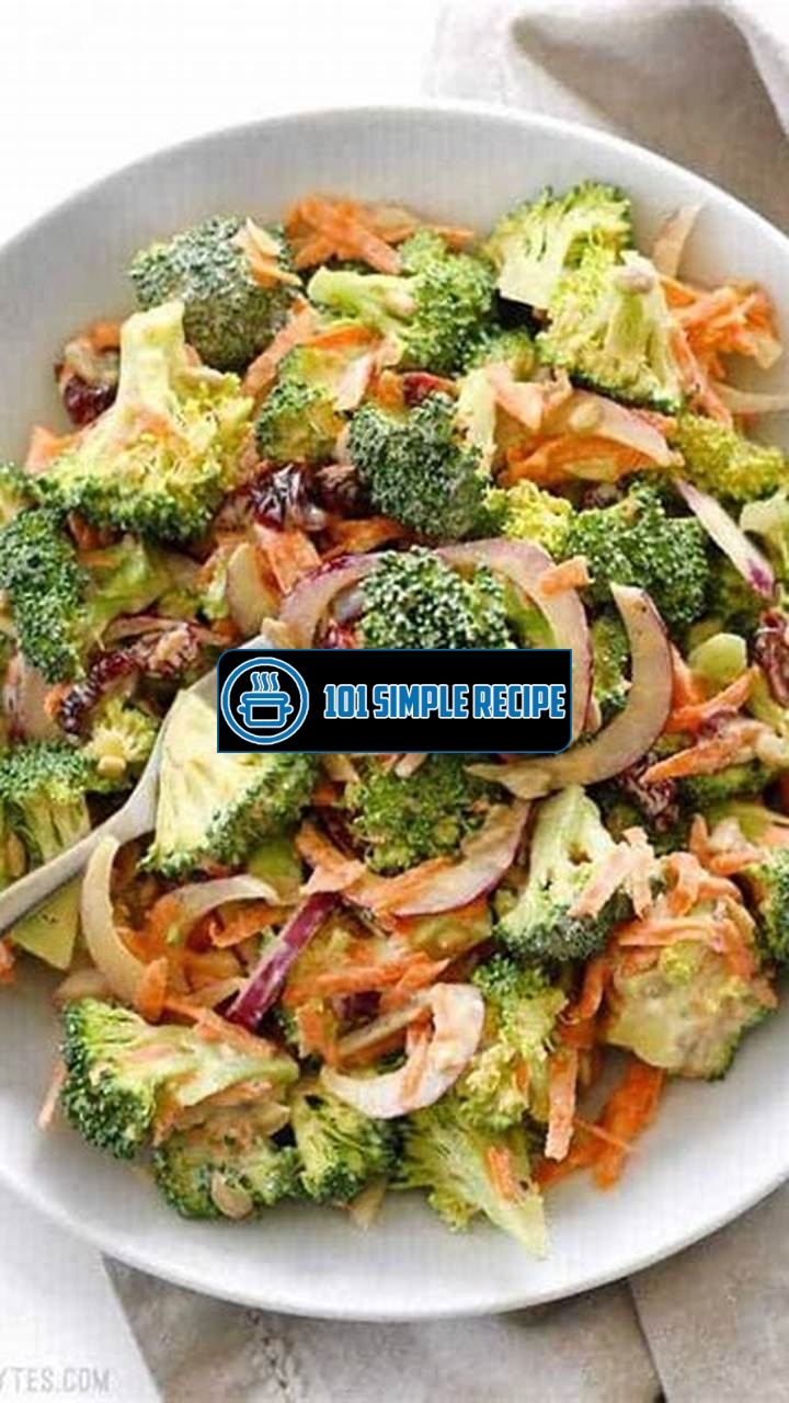 A Delicious Broccoli Salad Recipe with Honey | 101 Simple Recipe