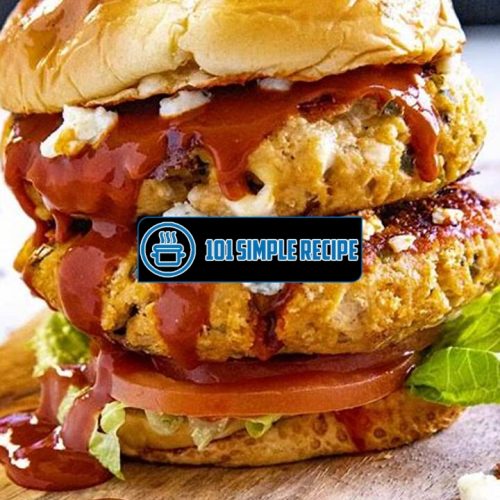 Delicious Buffalo Chicken Burger Recipe | 101 Simple Recipe