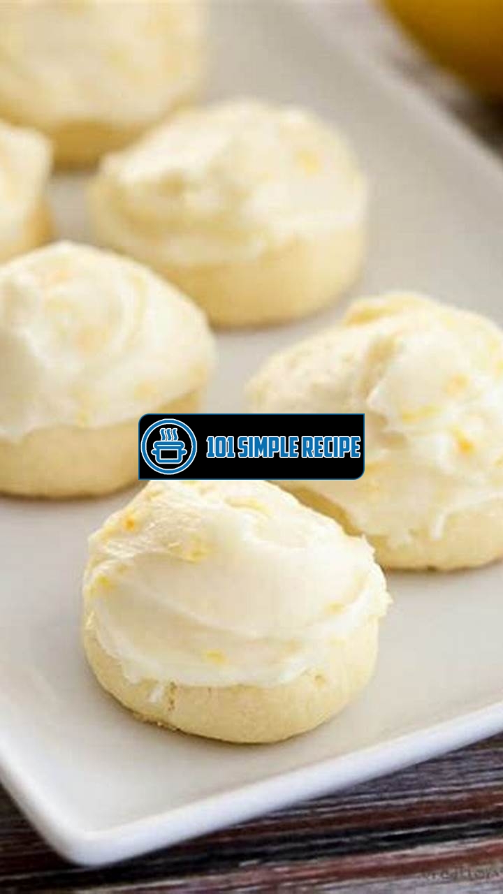 Indulge in the Delightful Bliss of Butter Cookies with Lemon Cream Cheese Frosting | 101 Simple Recipe