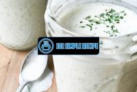 Delicious Homemade Buttermilk Ranch Recipe | 101 Simple Recipe