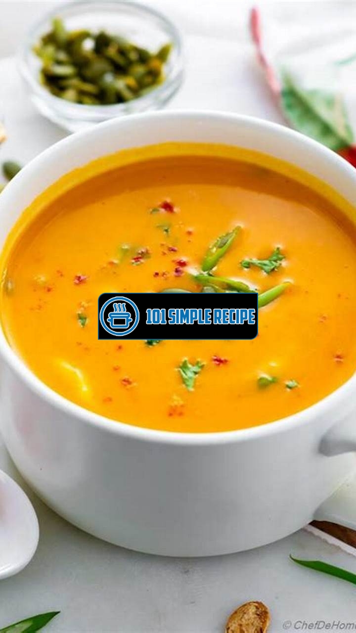 Delicious Butternut Squash Soup Recipe with Creamy Coconut Milk | 101 Simple Recipe