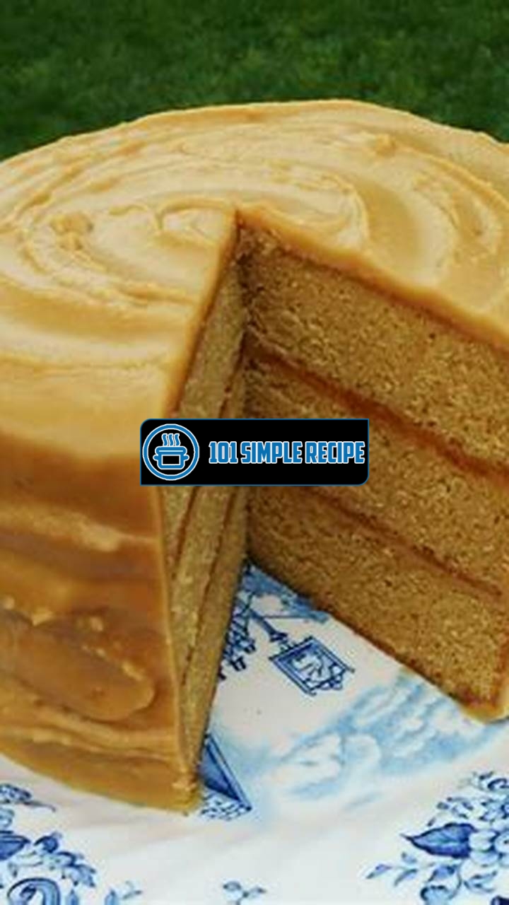 Delicious Butterscotch Cake Recipe for Ultimate Indulgence | 101 Simple Recipe