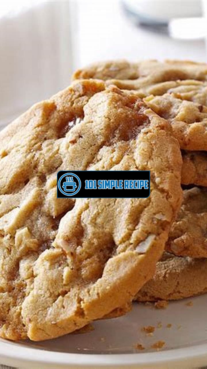 Indulge in Homemade Butterscotch Cookies Today | 101 Simple Recipe