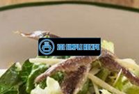 Create a Flavorful Caesar Salad with Anchovies | 101 Simple Recipe