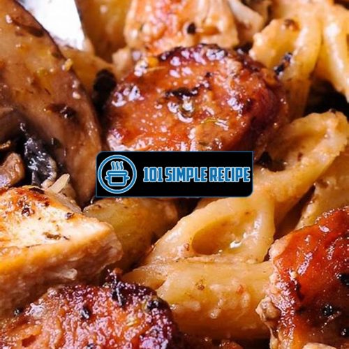 Deliciously Spicy Cajun Chicken and Smoked Sausage Pasta | 101 Simple Recipe