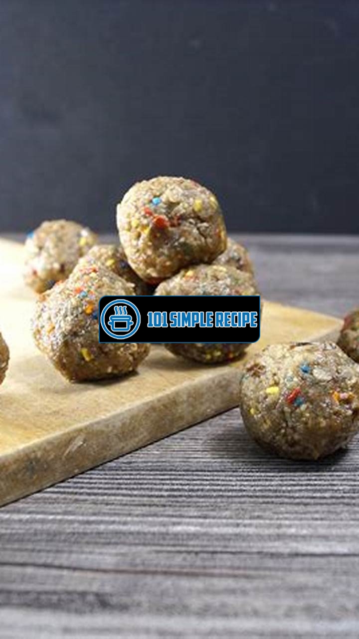 Irresistible Cake Batter Energy Balls for Instant Energy Boost | 101 Simple Recipe