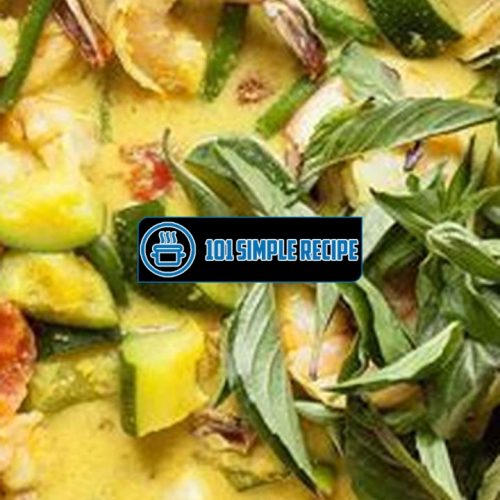 Explore the Mouthwatering Cambodian Coconut Shrimp Soup | 101 Simple Recipe