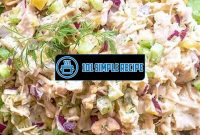 Create a Delicious Canned Chicken Salad in Minutes | 101 Simple Recipe