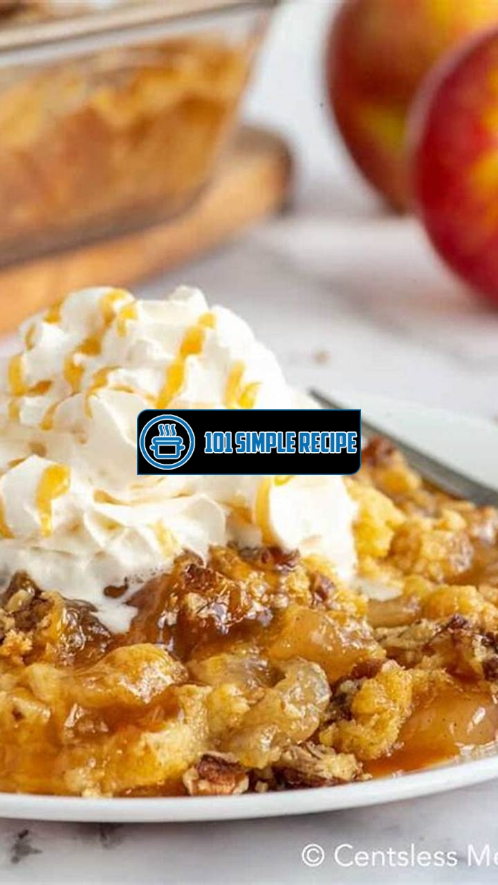 Caramel Apple Dump Cake Recipes from Heaven | 101 Simple Recipe